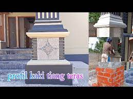 Contoh relief tiang rumah, model tiang rumah minimalis 2019, gambar profil tiang dalam rumah, model relief tiang dalam rumah lihat tiang teras rumah minimalis desain satu di kumpulan. Cara Membuat Profil Kaki Tiang Teras Rumah Youtube