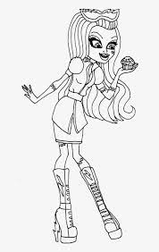 Free printable monster high coloring pages. Monster High Frankie Stein Like Cupcake Coloring Pages Monster High Kolorowanki Frankie Stein Png Image Transparent Png Free Download On Seekpng