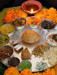 Some appetizers that can be added for your diwali dinner party menu. Traditional Marwari Diwali Thali Dine With Gitanjali