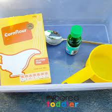Taste Safe Oobleck For Babies And Toddlers My Bored Toddler