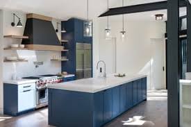 modern kitchen colorful cabinets design
