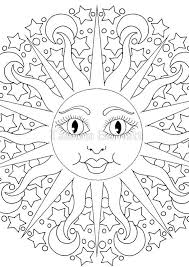 Key coloring pages are a fun way for kids of all ages, adults to develop creativity, concentration, fine motor skills, and color recognition. Sun Moon Stars Celestial Sun Spiral Notebook By Tabitha Barnett In 2021 Moon Coloring Pages Star Coloring Pages Coloring Pages
