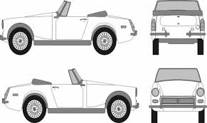 Binnen enkele seconden gratis kenteken checken. Blueprints Cars Mg Mg Midget