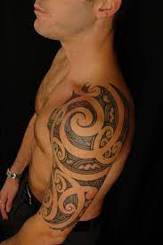 These flashy insignias are purposefully structured to exemplify a chiseled form. Mens Upper Arm Tattoos Tribal Arm Tattoo Sites