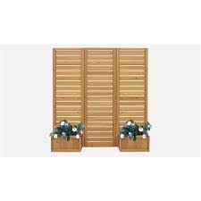 Diy outdoor privacy screen plans. Yardistry Fusion Outdoor Privacy Screen 66 In X 62 In Cedar Ym11703 Rona