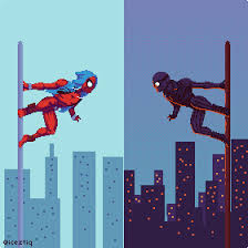 Hendry Roesly S Art Dumps The Latest Spiderman Game On Ps4 Is Awesome Spiderman Art Pixel Art Design Pixel Art