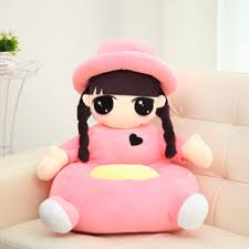 Wayerty Childrens Armchair Children Sofa Cute Plush Toy Bean Bag Kid Chair Soft Couch Seat Cartoon Tatami Bi Kids Bean Bags Childrens Chairs Childrens Armchair