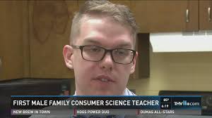 First male family consumer science teacher