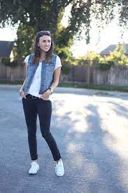 Forever 21 Vest Lauren Conrad For Kohl S Jeans Target Belt Similar Converse Chuck Taylors Random Tee H Outfits Womens Casual Outfits Casual Outfits