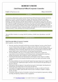 Example of a cfo (chief financial officer) job summary our agency is currently seeking a chief financial officer (cfo) to join our growing team. Chief Financial Officer Resume Samples Qwikresume