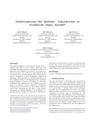 PDF) Investigating the darknet: limitations in Slovenian legal system