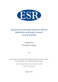 The world is full of monsters now, therefor i want to live as i with. Pdf Toward A Transformed System To Address Child Abuse And Family Violence In New Zealand