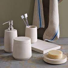 Get organised and find a set that is just right for you. Stoneware Bath Accessories Bath Accessories Bathroom Furniture Modern Bath Accessories Set
