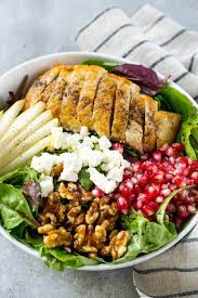 Pomegranate Chicken Salad Recipe Super Easy Healthy Fitness Meals