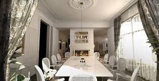 Dining room drapes showcase decorative touches such as pleats, giving them a more formal character than curtains. 15 Gorgeous Dining Room Curtains Home Design Lover