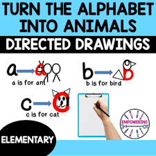 Big text art font generators included. Directed Drawing Turn The Alphabet Into The Same Letter Animal Object Abcs