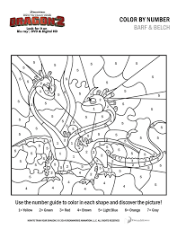 It's completely free !, all dragon ball pixel art is unlocked without coins! Print Out This Page And Color By Numbers To Find Barf And Belch From How To Train Your Drag Dragon Coloring Page How Train Your Dragon Dragon Pictures To Color