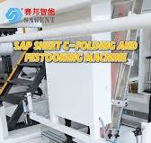 SAP sheet C-folding and festooning machine ...