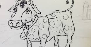 Can you help mike and jane get around town? Cow Coloring Page Fairytale Town