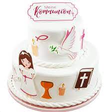 Kuchen zur konfirmation / kommunion. Tortenbild Druckerei De Fondant Kuchen Tattoo Kommunion Madchen