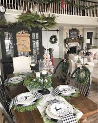 Black And White Christmas Table Decorations Sharing This Simple Christmas Table Scape Idea This Black And White Theme Really Christmas Decorations Rustic Christmas Dinner Table Christmas Table Settings