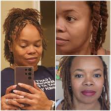 Combing out locs and installing microlocs