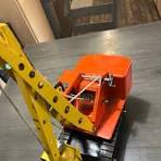 1960-70 nylint cast iron excavator