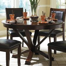 Homelegance Helena Deep Cherry Wood Round Dining Table Lowes Com Round Wood Dining Table Breakfast Table Round Round Kitchen Table