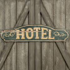 French Hotel Sign