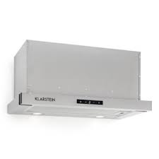 110 Sur Klarstein Vinea Hotte Murale Escamotable Plate 60cm Jusqu A 610m H Eclairage Halogene Classe A Argent Hotte Decorative Murale Achat Prix Fnac