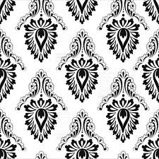 Heart drawing black and white. Vintage Seamless Black And White Floral Pattern Vector 2526694 Vector Art At Vecteezy