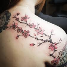 Colorful cherry blossom tattoo ideas. 69 Gorgeous Cherry Blossom Tattoo Ideas For Your Next Ink