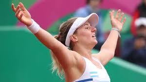 Fecha de nacimiento 10 de febrero de 1997. Nadia Podoroska Protagonizo Una Memorable Remontada Y Gano La Medalla De Oro En Tenis En Los Juegos Panamericanos Infobae