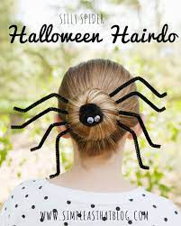 Silly Spider Halloween Hairdo Halloween Party Diy Halloween Spider Halloween Hair