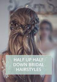 Beautiful Bridal Half Up Half Down Wedding Hairstyles Rock My Wedding Bridal Hair Half Up Wedding Hair Half Wedding Hair Inspiration