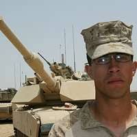 Sgt. Gregory Goodman, right, a combat medic with