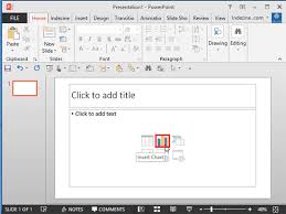 Inserting Charts In Powerpoint 2013 For Windows