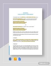 Employment verification template use business letter format: 32 Employment Agreement Templates Free Word Pdf Format Download Free Premium Templates
