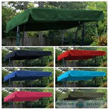 Outdoor patio waterproof swing cover canopy proof dust protective covers. Replacement Canopy For Swing Seat Garden Hammock 2 3 Seater Sizes Spare Cover Ebay