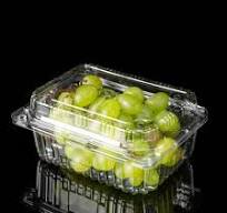 Plastic Disposable 600g Transparent Clamshell Fruit ...