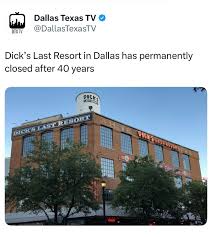 The original Dick's Last Resort in Dallas has permanently closed after 40  years — its final day of operation was November 30th