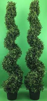 Realistic topiary tree, artificial green plant, indoor outdoor home decor trees. Boxwood Spiral Topiary Trees Artificial Topiary Trees For Sale