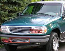 Amazon Com Aps Compatible With 1995 1998 Ford Explorer Lower Bumper Billet Grille Insert F65024a Automotive