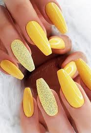 Popular nail yellow of good quality and at affordable prices you can buy on aliexpress. Top 100 Acrylic Nail Designs Of May 2019 Web Page 61 Acrylic Long Yellow Nails Design Yellow Nails Design Yellow Nail Art Yellow Nails