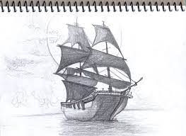 How to draw a pirate ship realistic. Pirate Ship By Katie Grace On Deviantart