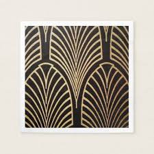 Pin On Custom Personalized Art Deco Paper Napkins