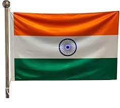 This flag was taken from the calcutta and it was designed and introduced after the bengal division. The Flag Company Indian Flag 4 Feet X 6 Feet Amazon In Garden Outdoors