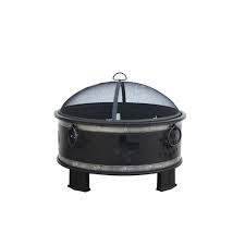 15% coupon applied at checkout. Hampton Bay Montrose Diameter 30 In X H23 8in Round Steel Wood Burning Fire Pit With Texas Decoration Ft 2380 The Home Depot