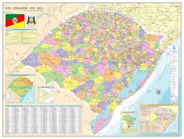 Todos os ceps do estado rio grande do sul. Mapa Do Rio Grande Do Sul Mapa Politico Rodoviario Cidades E Regioes
