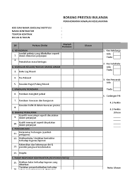 Terakhir, buka sheet 'dp3' untuk melihat hasil penilaian prestasi kerja pada pns. Lampiran 1 2 Borang Penilaian Prestasi Kontraktor Kbk Pkk Bmb Update 3